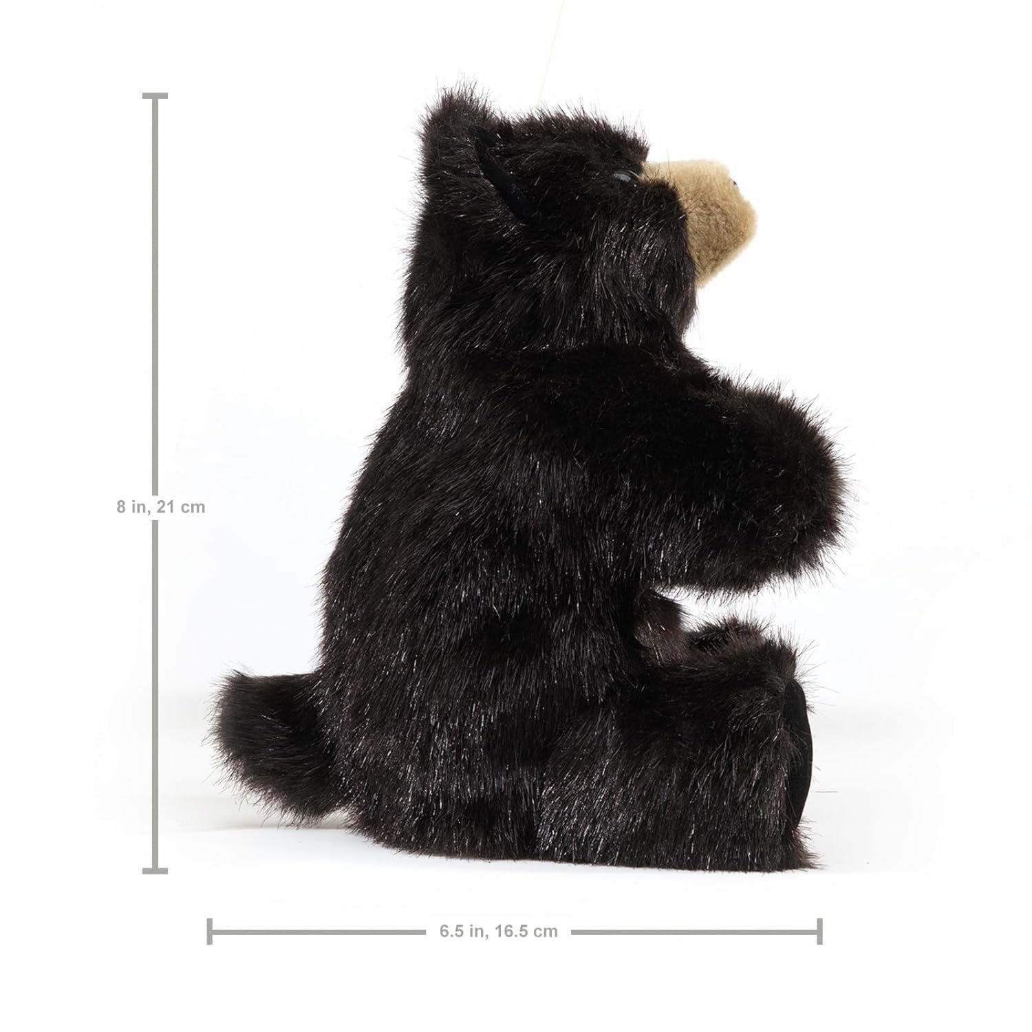 Folkmanis Folkmanis Baby Black Bear Hand Puppet for Interactive Play and Imaginative Fun 1 EA - View 3 of 3