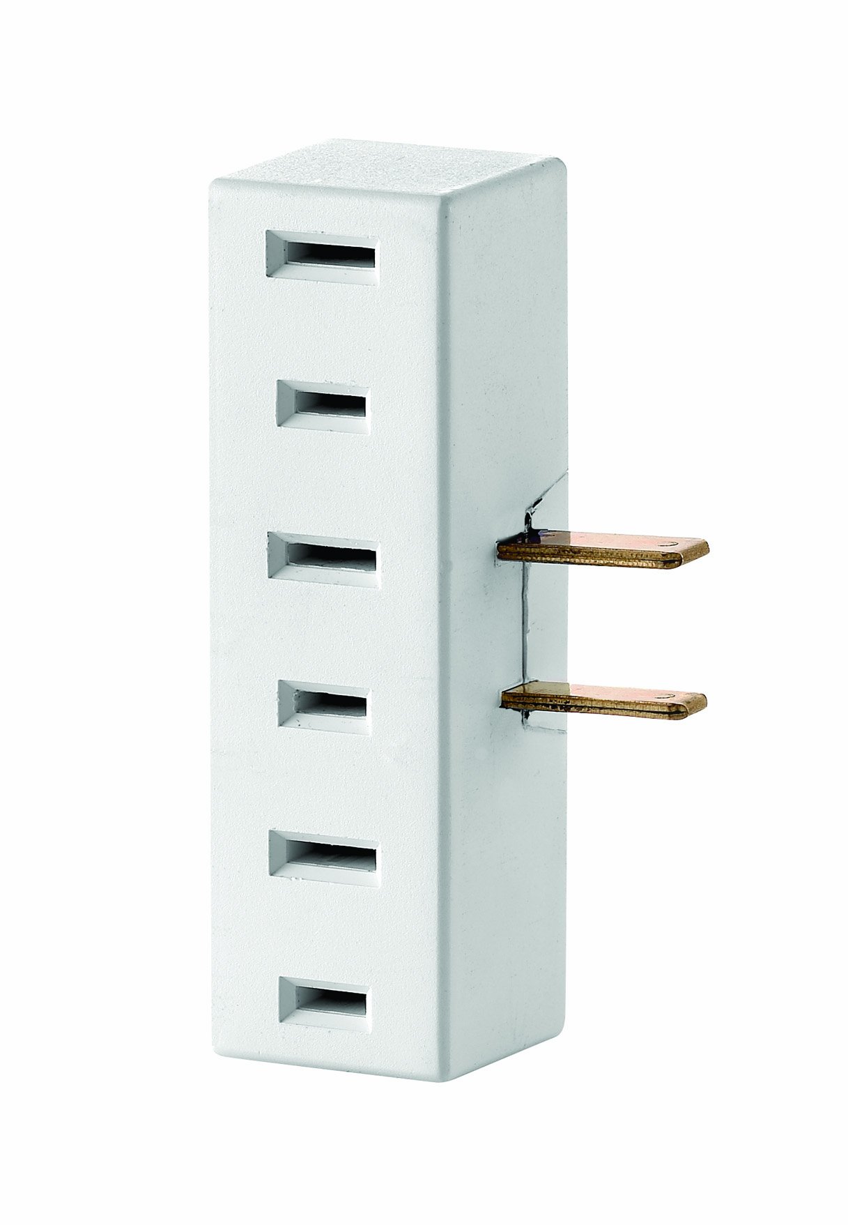 Leviton Leviton 65 15Amp 125V 3-Outlet Non-Grounding Adapter: Safe & Reliable Power Solution