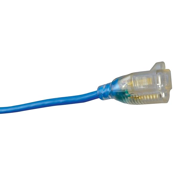 Southwire Southwire Coldflex 25ft Light Duty Extension Cord - 16 Gauge, 3 Conductor, Cold Weather, Blue - Model 2367SW8806 - View 6 of 6