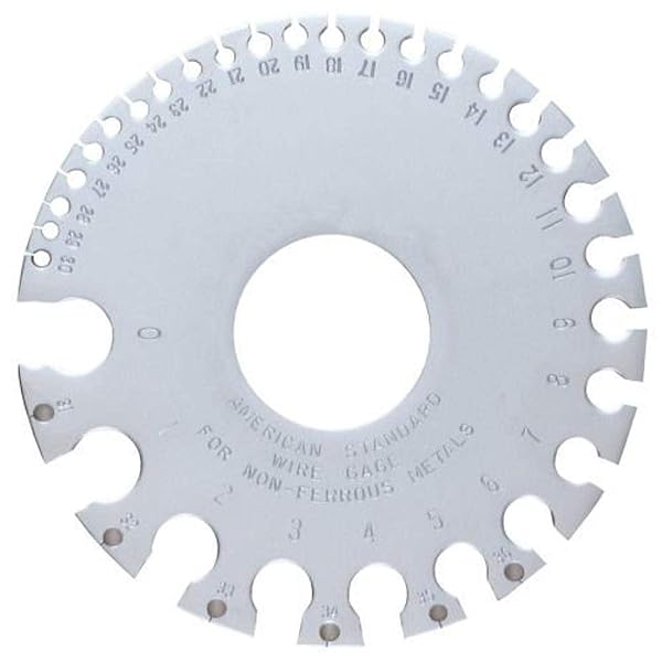 General Tools Buy General Tools 20 Wire Round Gage - American Standard Satin Finish for Precision Measurement