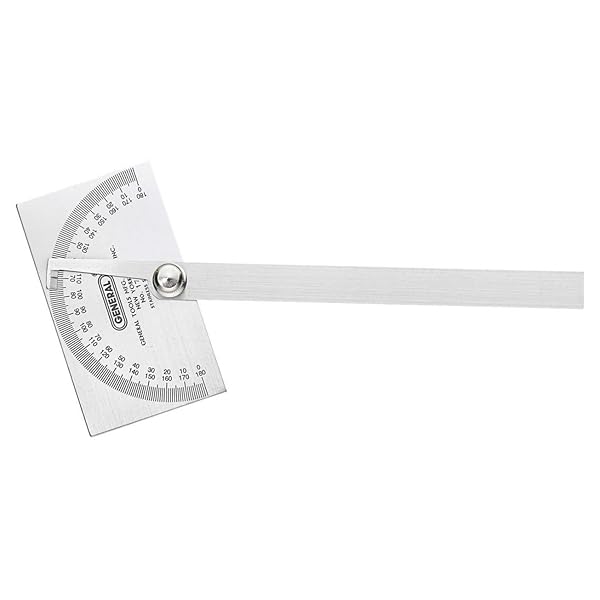 General Tools General Tools Angle Protractor #17: Stainless Steel Square Head for Carpenters & Woodworking Enthusiasts
