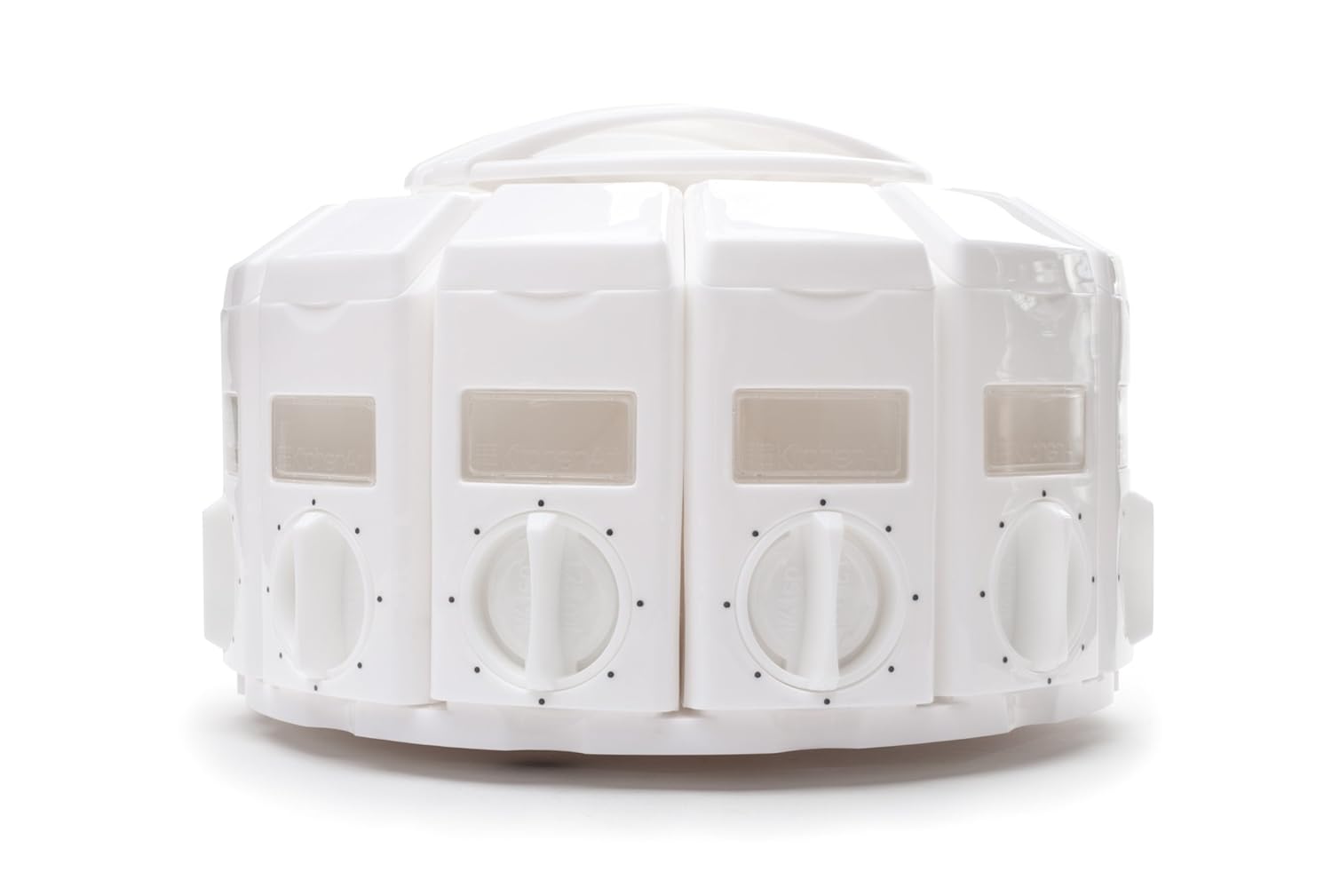 KitchenArt KitchenArt Auto-Measure Carousel 12 Canister White for Effortless Cooking and Precise Ingredient Measurement - View 6 of 9