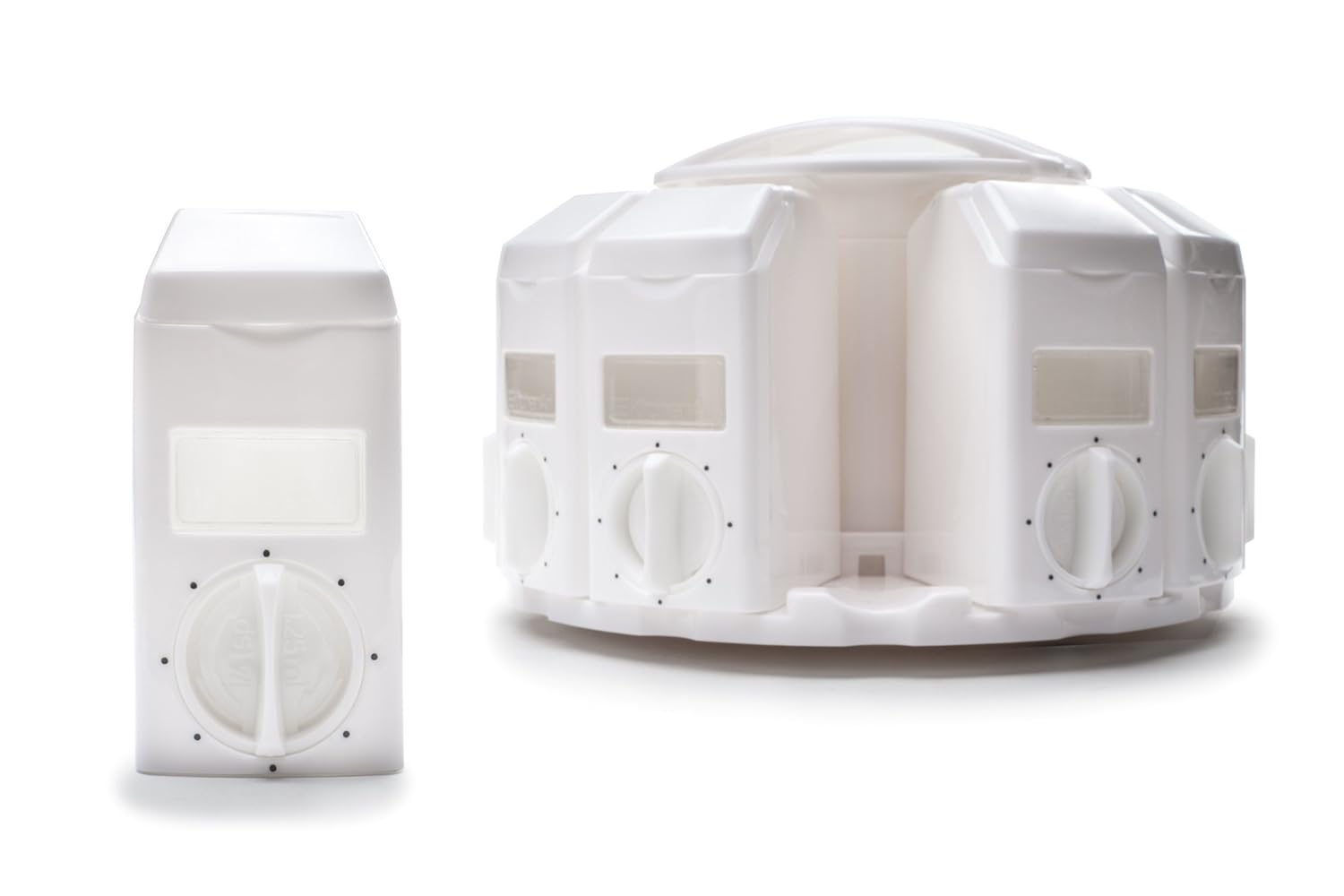 KitchenArt KitchenArt Auto-Measure Carousel 12 Canister White for Effortless Cooking and Precise Ingredient Measurement - View 9 of 9