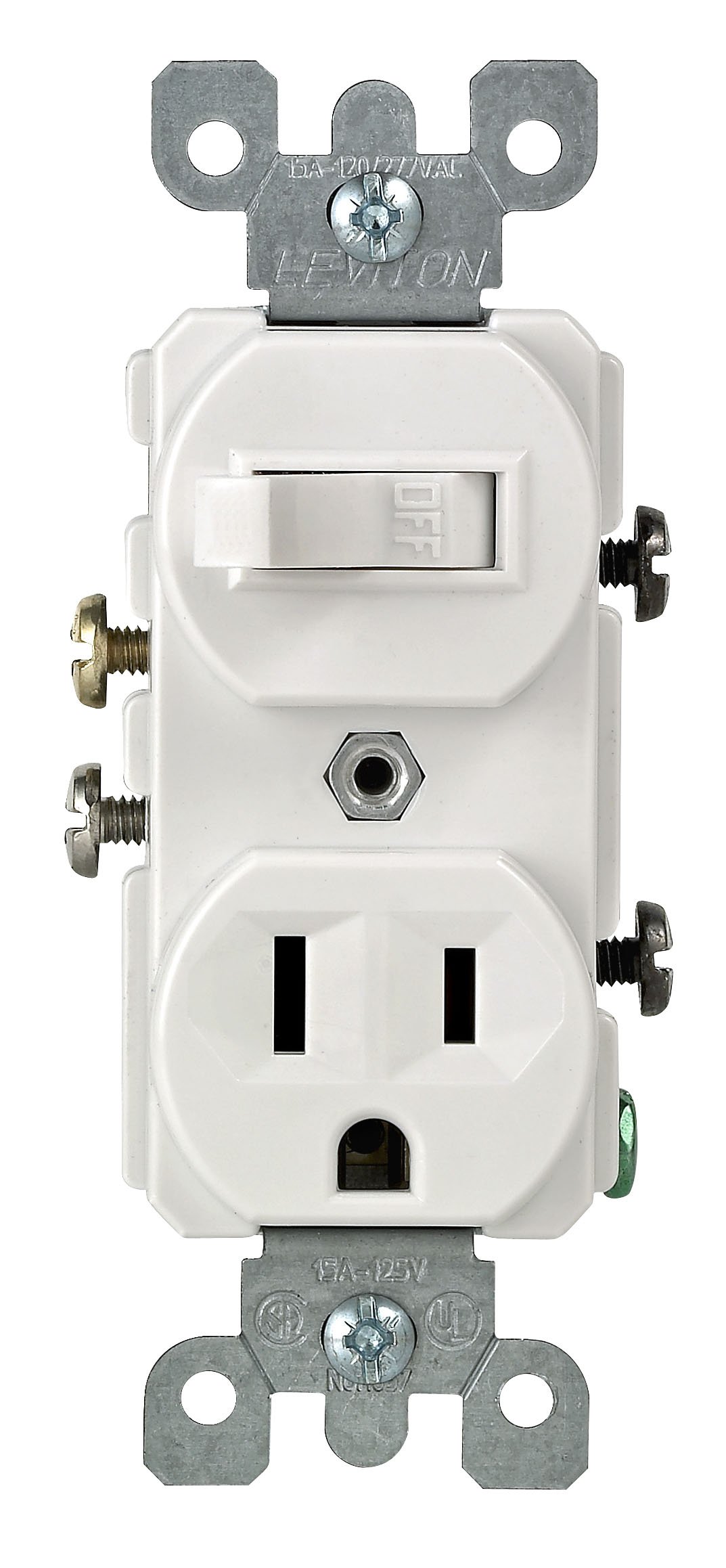 Leviton 109-05225-WSP Combo Switch & Receptacle Review | White Electrical Solution