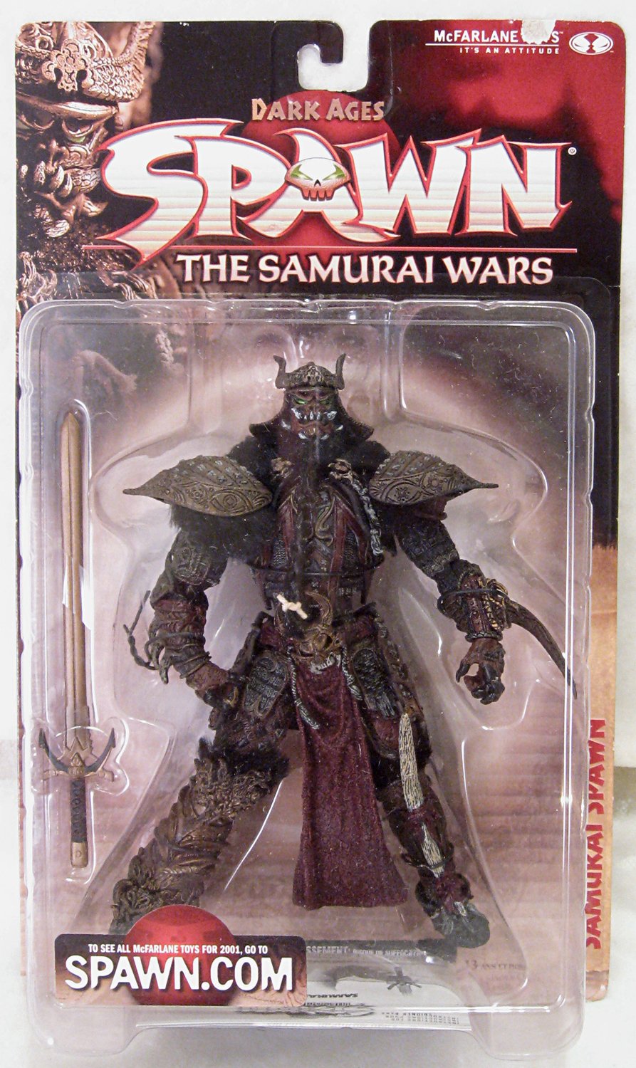 McFarlane Toys Spawn Series 19 Dark Ages Samurai Spawn Action Figure Collectible