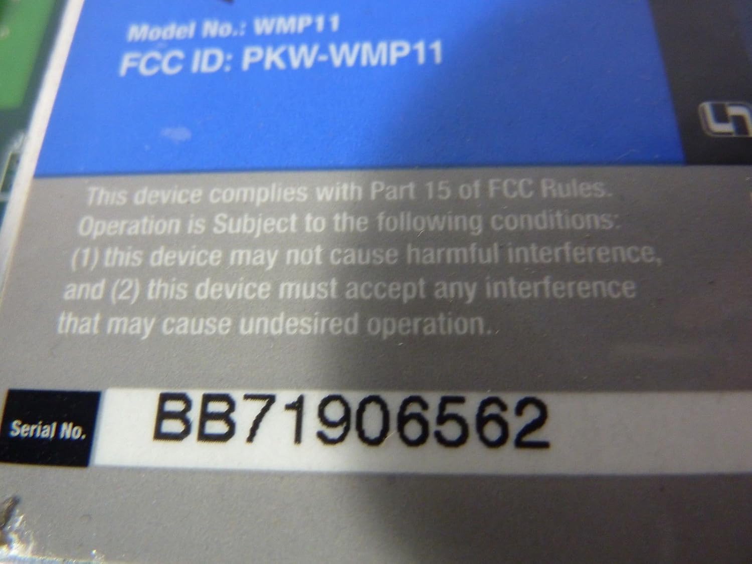 Linksys Cisco Linksys WMP11 Wireless B PCI Card High Speed Internet Connectivity for Home and Office - View 3 of 3