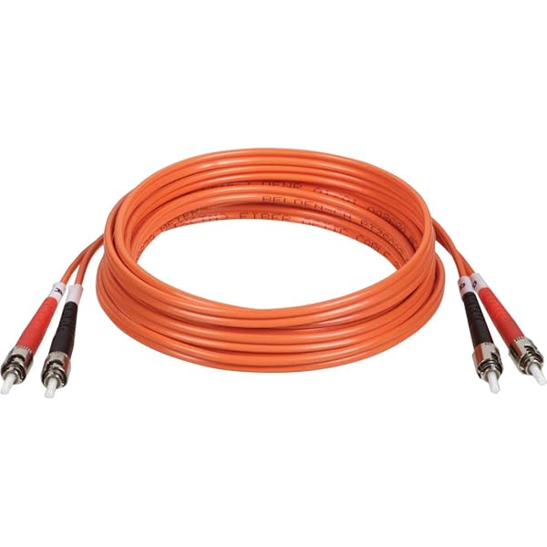 Tripp Lite Duplex Multimode 62.5/125 Fiber Patch Cable ST/ST 2M (6-ft) - High-Speed Connectivity