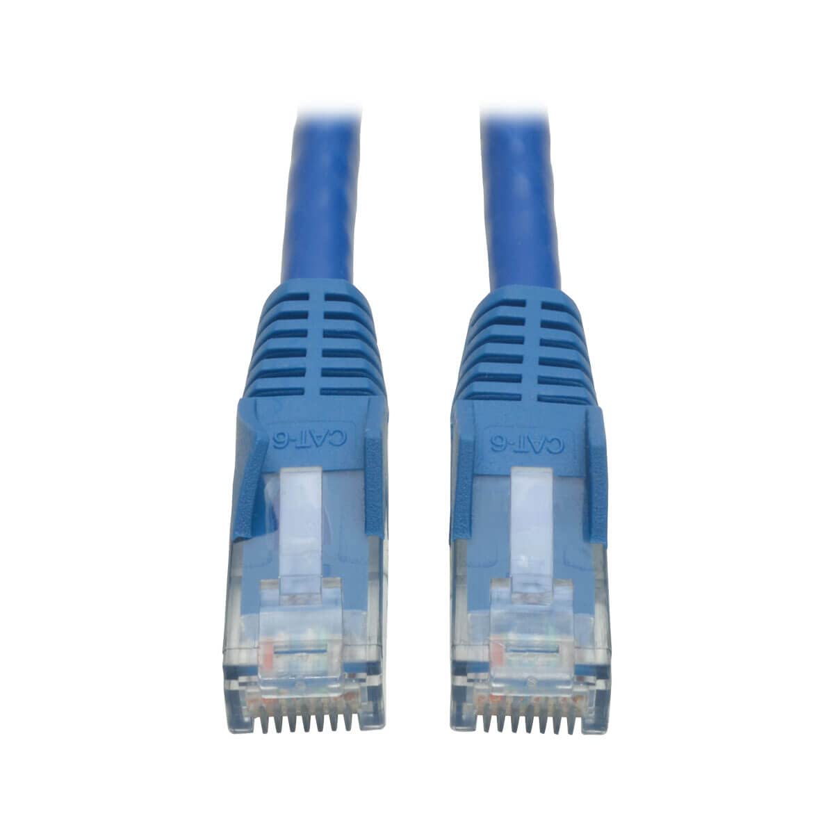 Tripp Lite Cat6 Gigabit Snagless Molded Patch Cable 10ft Blue RJ45 M/M High Speed Networking Cable