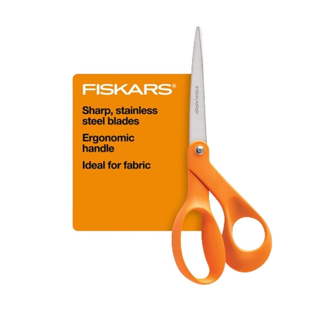 Fiskars Fiskars 12-94518697WJ: The Original Orange Handled Scissors for Precision Cutting