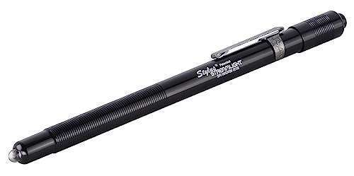 Streamlight Streamlight 65018 Stylus Pen Light: 11-Lumen LED with 3 AAAA Batteries - Compact & Powerful Black Flashlight