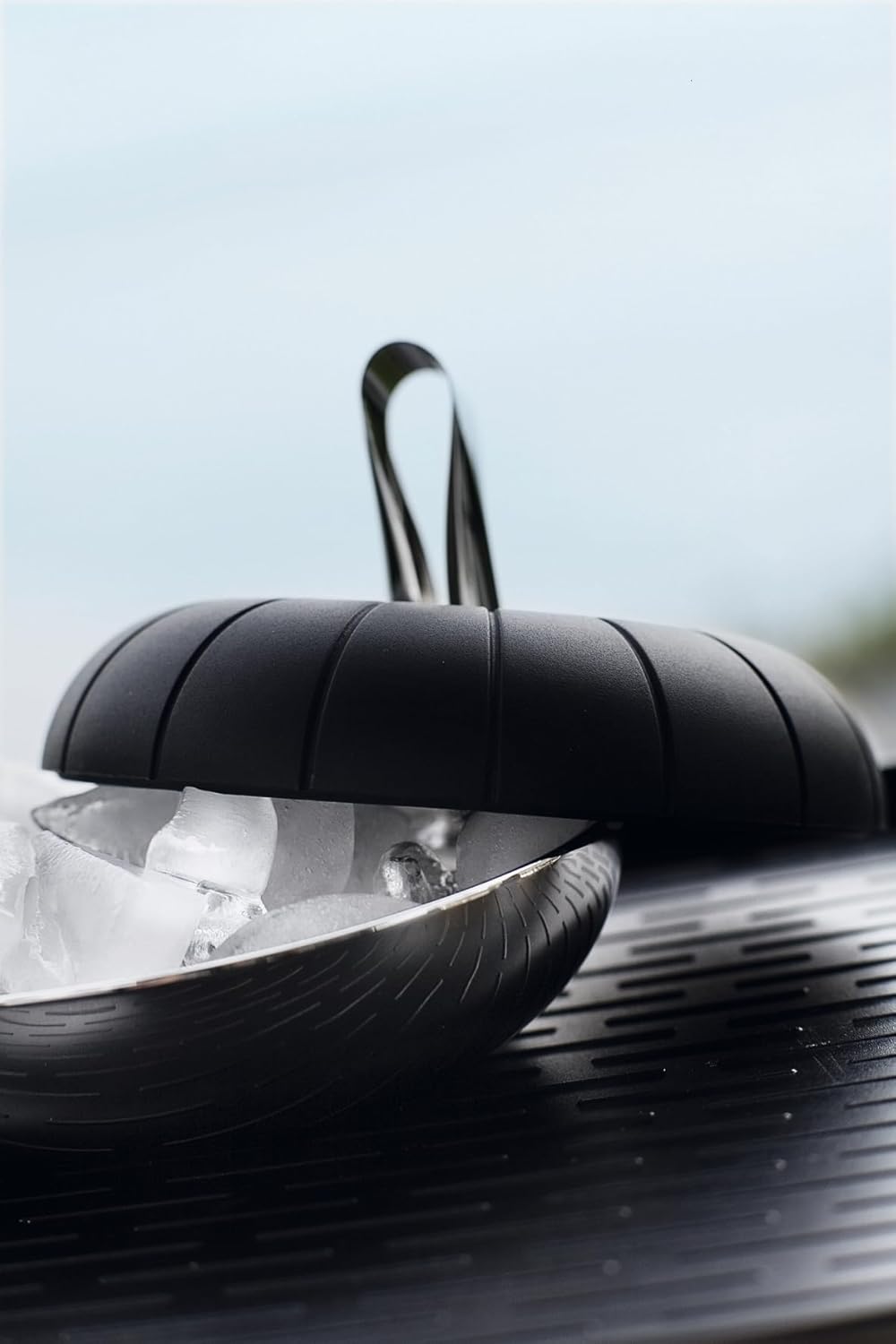 Eva Solo EVA SOLO Ice Cube Cooler with Tongs and Metal Ice Cube Tray in Black Danish Design for Functionality and Quality - View 2 of 5