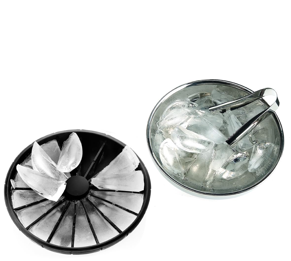 Eva Solo EVA SOLO Ice Cube Cooler with Tongs and Metal Ice Cube Tray in Black Danish Design for Functionality and Quality - View 3 of 5