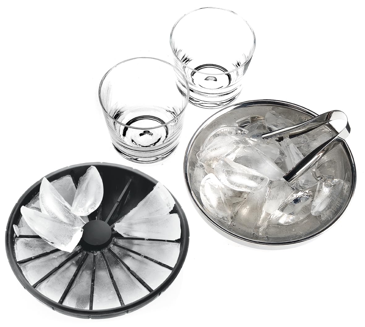 Eva Solo EVA SOLO Ice Cube Cooler with Tongs and Metal Ice Cube Tray in Black Danish Design for Functionality and Quality - View 4 of 5