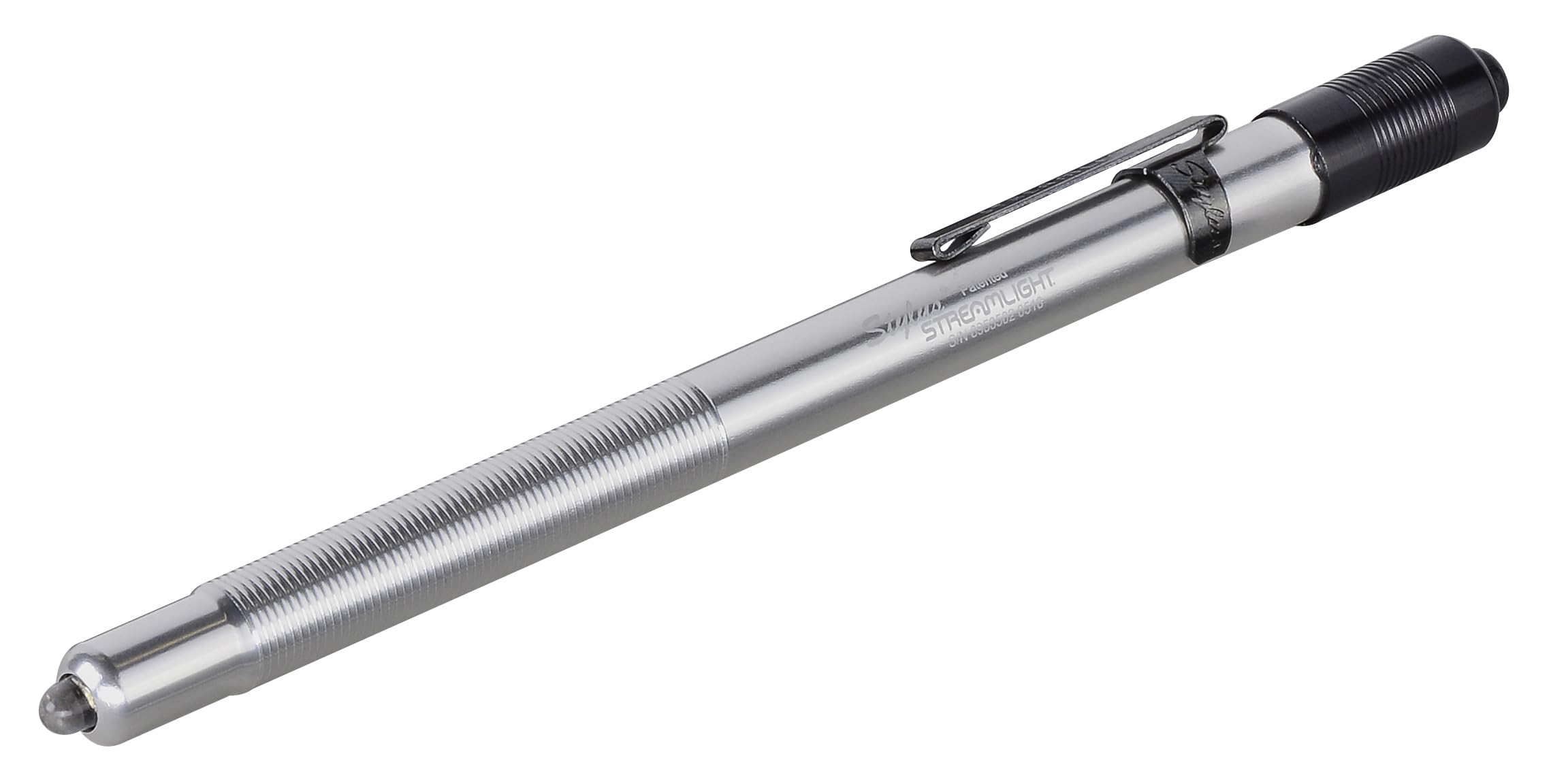 Streamlight Streamlight 65012 Stylus 11-Lumen LED Pen Light - Compact Silver Flashlight with AAAA Batteries