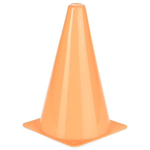 Champion Sports Champion Sports 15-Inch TC9 Sports Cones - Unisex Adult & Child, Orange - Perfect for Training & Games