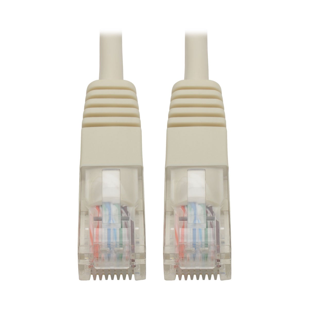 Tripp Lite Cat5e 350MHz 25-ft Molded Patch Cable (RJ45 M/M) - High-Speed White Ethernet Cable