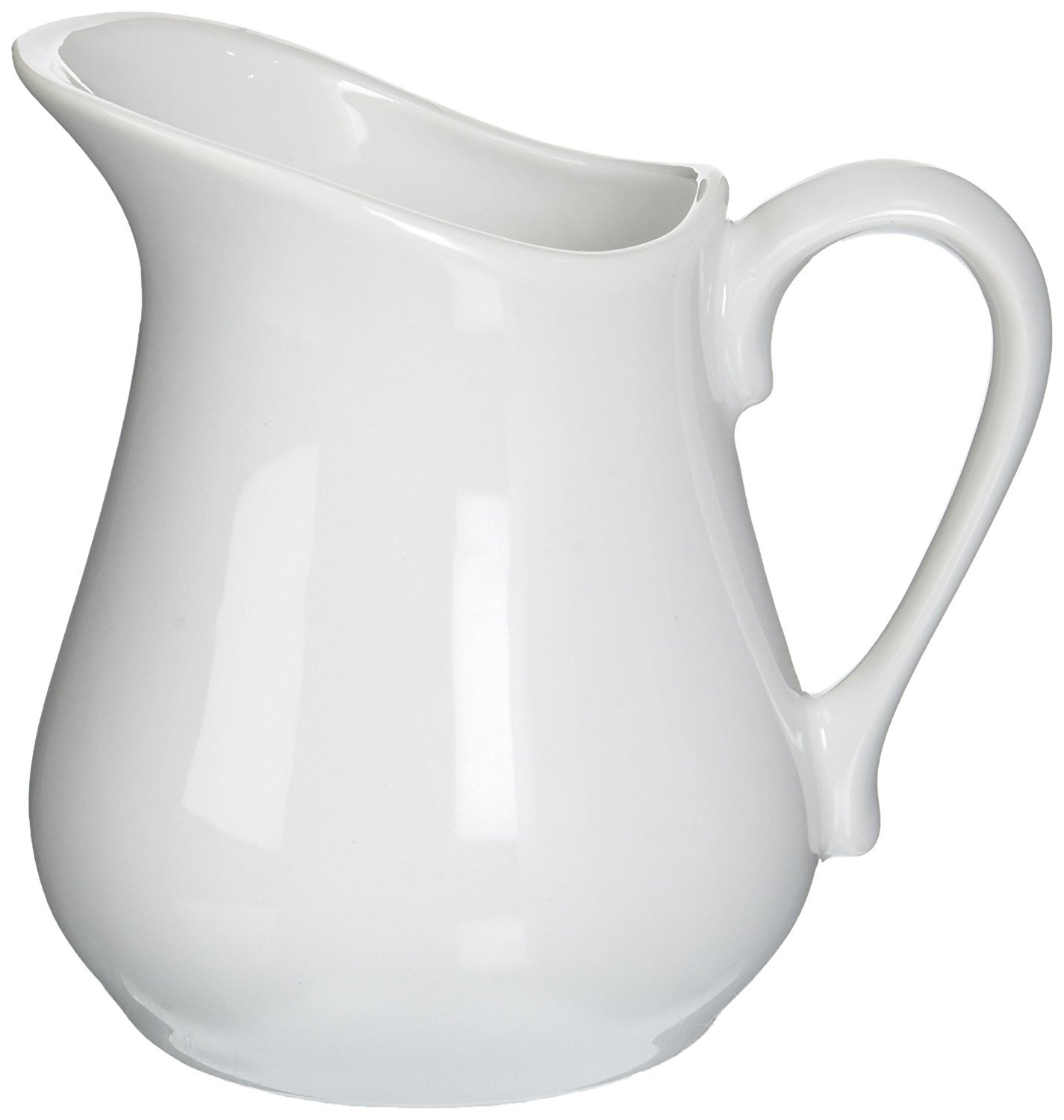 Bia Bia Cordon Bleu 8 Oz White Porcelain Pitcher Ideal for Serving Beverages and Sauces