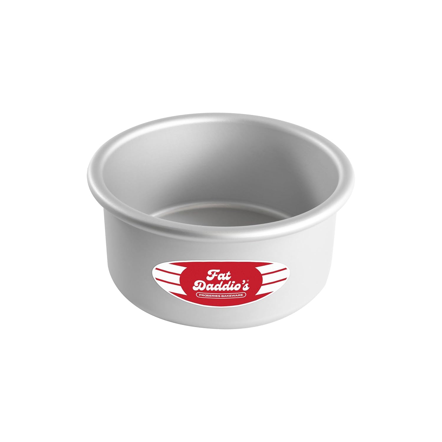 Fat Daddio's Fat Daddio's PRD-63 Anodized Aluminum Round Cake Pan 6x3 Inch for Perfect Baking Results