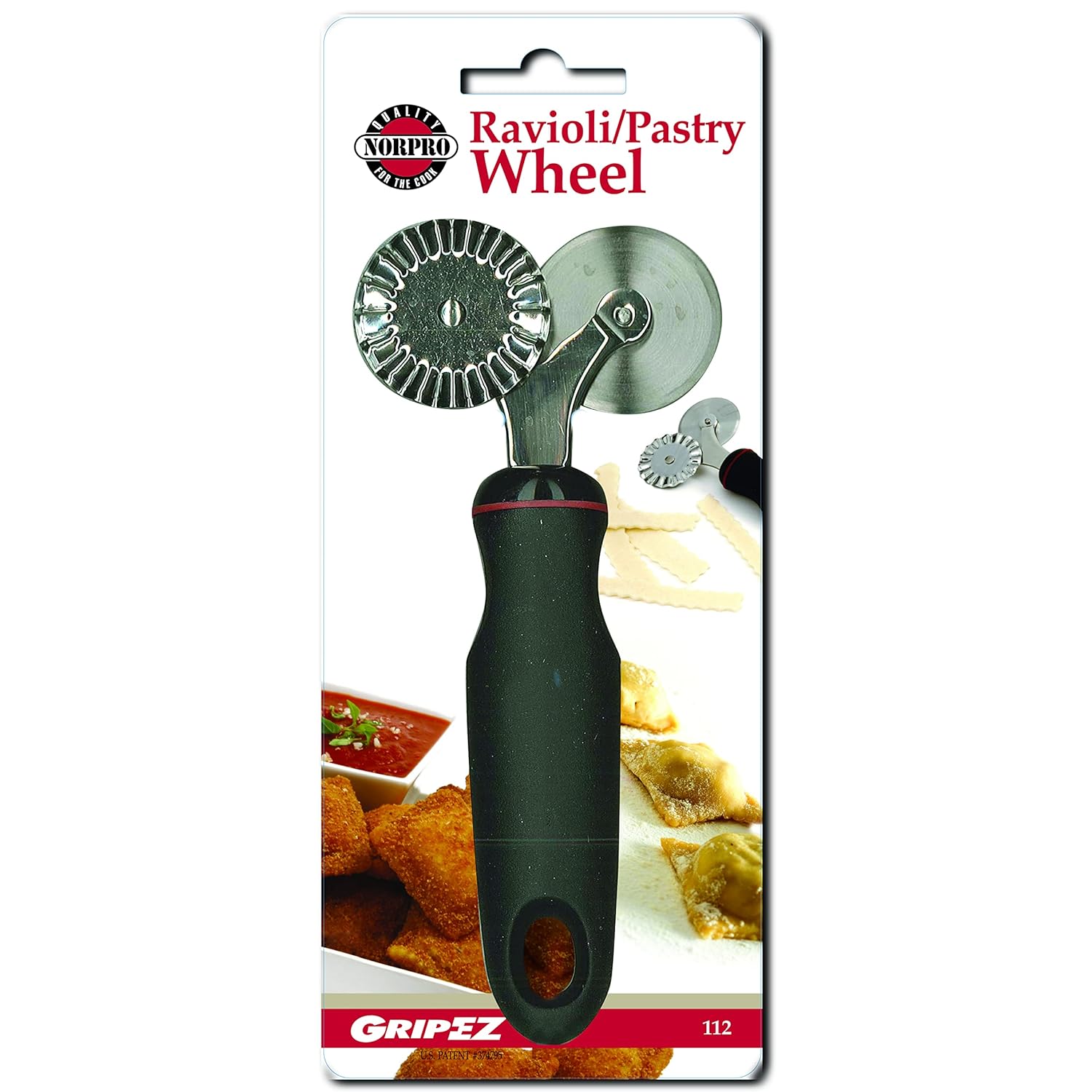 Norpro Norpro GripEZ Pastry Ravioli Wheel Black for Easy Baking and Cooking 1 Piece - View 4 of 4