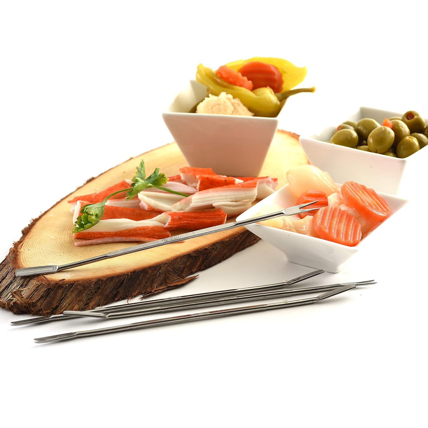 Norpro Norpro Stainless Steel Seafood Forks 6.75 Inch Set of 4 for Easy Shellfish Eating - View 8 of 9