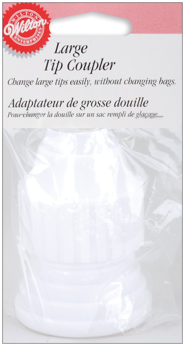 Wilton Top Large Cake Decorating Tip Coupler: Perfect for Professional Bakers & Home Chefs