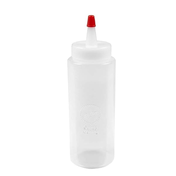 Wilton Wilton Squeeze Bottles 2-Piece Set - 6 Oz Squirt Bottles for Candy Melts & Sauces | Durable Plastic with Secure Tip Covers
