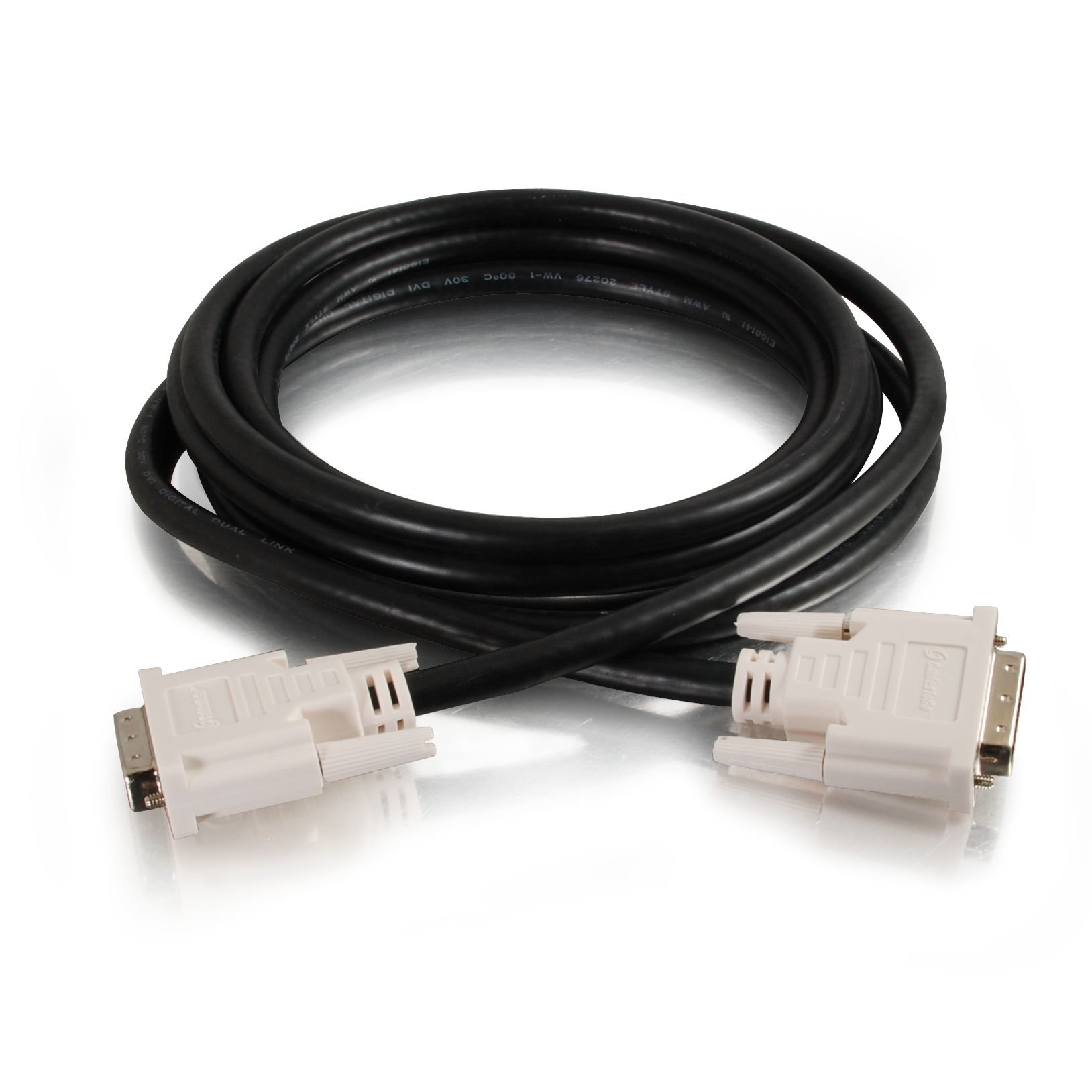 C2G DVI-D to DVI-D Video Cable Male to Male 3 Meter Black Dual Link Digital Monitor Cable 1 Count C2G 26942 - View 2 of 5
