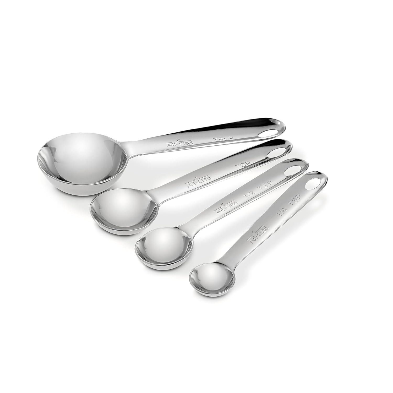 All-Clad All Clad Specialty Stainless Steel Measuring Spoons Kitchen Tools for Accurate Cooking and Baking
