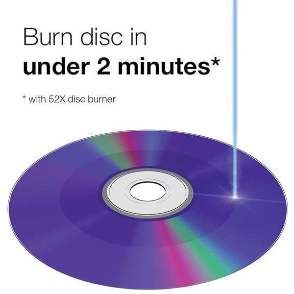 Verbatim Verbatim CD-R 700MB 52X DataLifePlus White Inkjet Printable - 50 Pack Spindle for High-Quality Printing - View 6 of 10