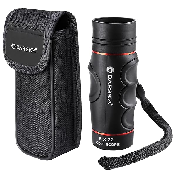 BARSKA Barska Blueline 8x22 Waterproof Golf Scope Monocular: Precision with Built-in Distance Reticle