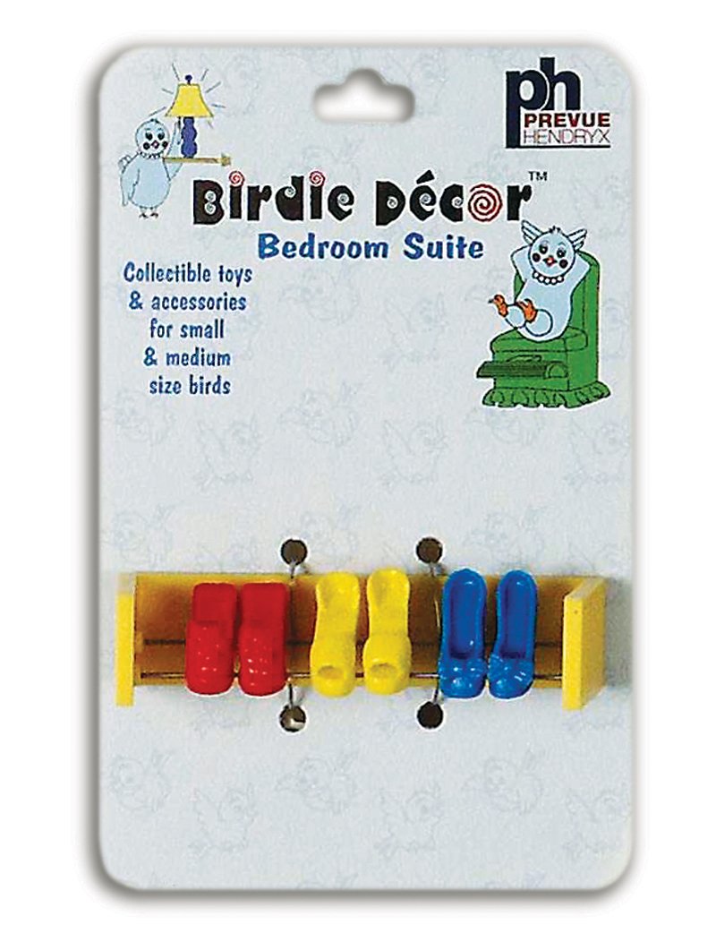 PH Prevue Hendryx Prevue Hendryx Birdie Decor Shoe Rack for Birds and Toys Storage
