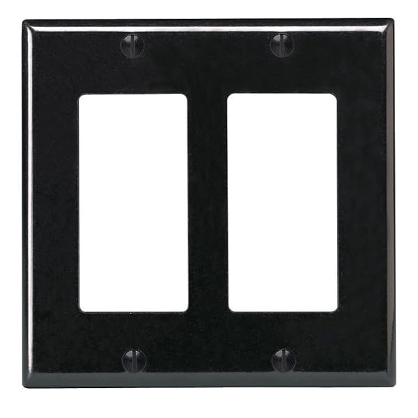 Leviton Leviton R04-80409-00E Double Gang Wall Plate - Durable, Stylish & Easy to Install