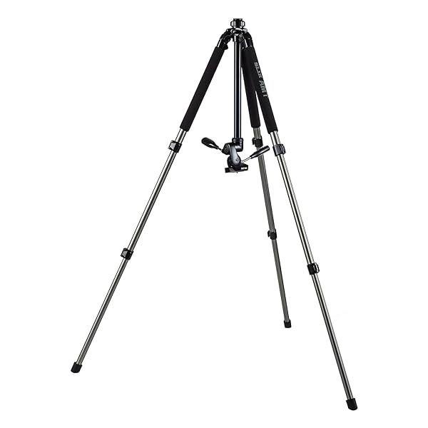SLIK SLIK Pro 700 DX Tripod with 700DX 3-Way, Pan-and-Tilt Head - Titanium - View 7 of 11