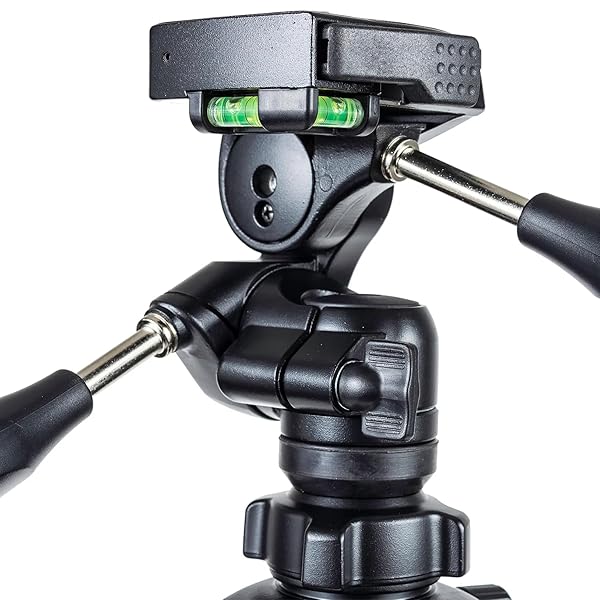 SLIK SLIK Pro 700 DX Tripod with 700DX 3-Way, Pan-and-Tilt Head - Titanium - View 10 of 11