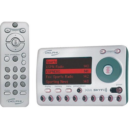 Delphi SA50000 XM SKYFi Radio Receiver High Quality Portable Satellite Radio for Clear Music and Talk Entertainment