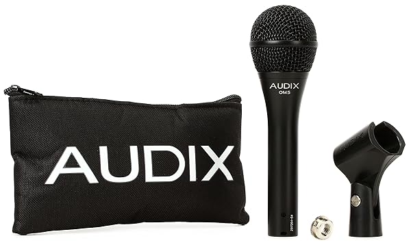 AUDIX Audix OM5 Hypercardioid Handheld Microphone for Stage Singers - Dynamic Vocal Performance in Black - View 3 of 7