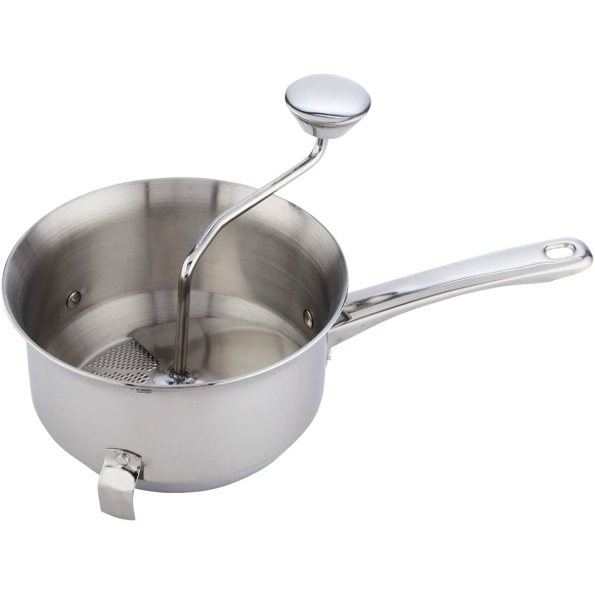 Norpro Silver Multi-Purpose Food Mill - 2 Qt Stainless Steel Kitchen Essential