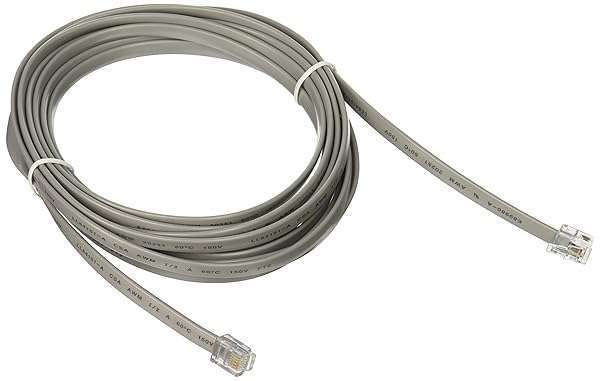 C2G Buy C2G 09600 RJ12 6P6C Straight Modular Ethernet Cable - 14 Feet (4.26m) - High-Quality Silver Network Cable
