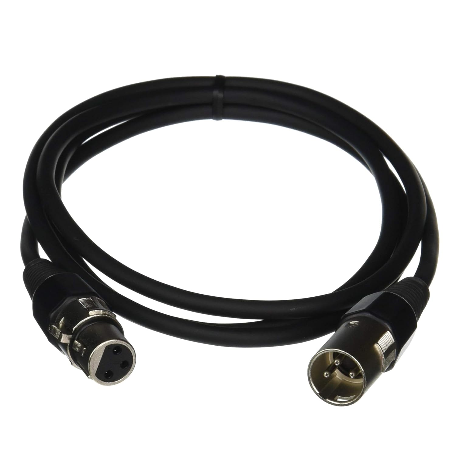 C2G Legrand XLR Cables 6ft Black XLR Audio Cable Male to Female 1 Count C2G 40059