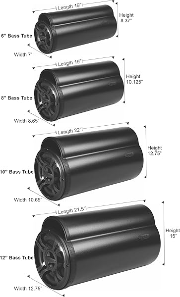 Bazooka Bazooka BTA6100 BT Series 6-Inch 100-Watt Amplified Tube Subwoofer - View 3 of 3