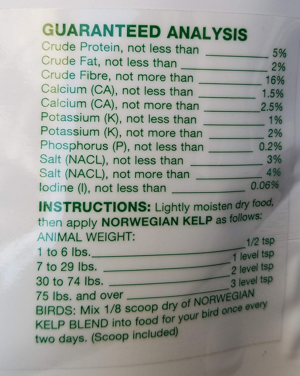 Kelp Products of Florida Kelp Products of Florida Norwegian Kelp Vegetarian Blend 1 Pound for Health and Wellness - View 3 of 3