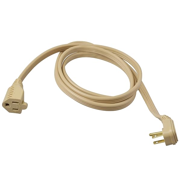 Southwire Southwire 6ft Medium Duty Extension Cord - 14 Gauge, 3 Conductor, Beige for General Use Appliances