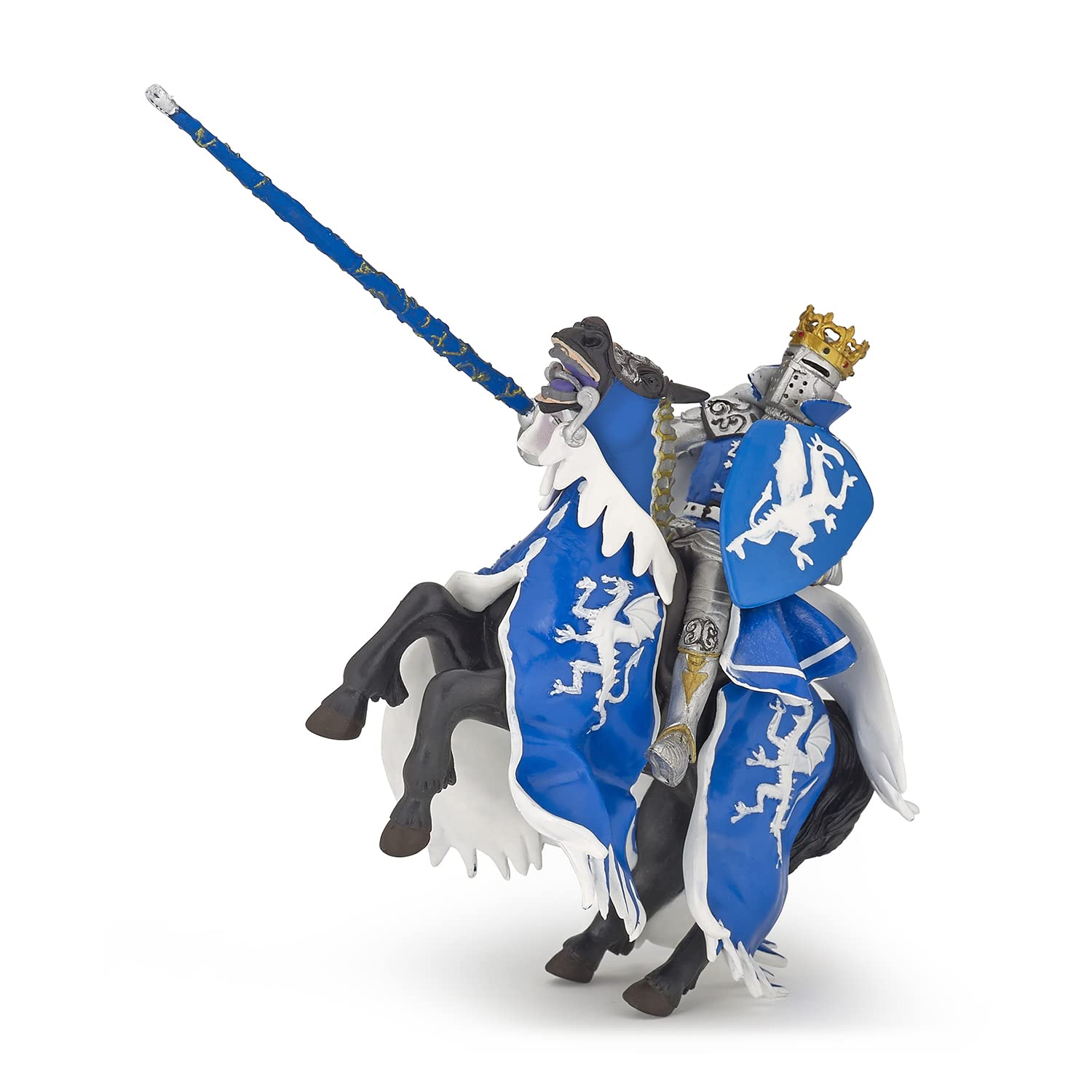 Papo Dragon Kings Horse Blue by Papo Realistic Collectible Toy for Kids and Collectors - View 7 of 8