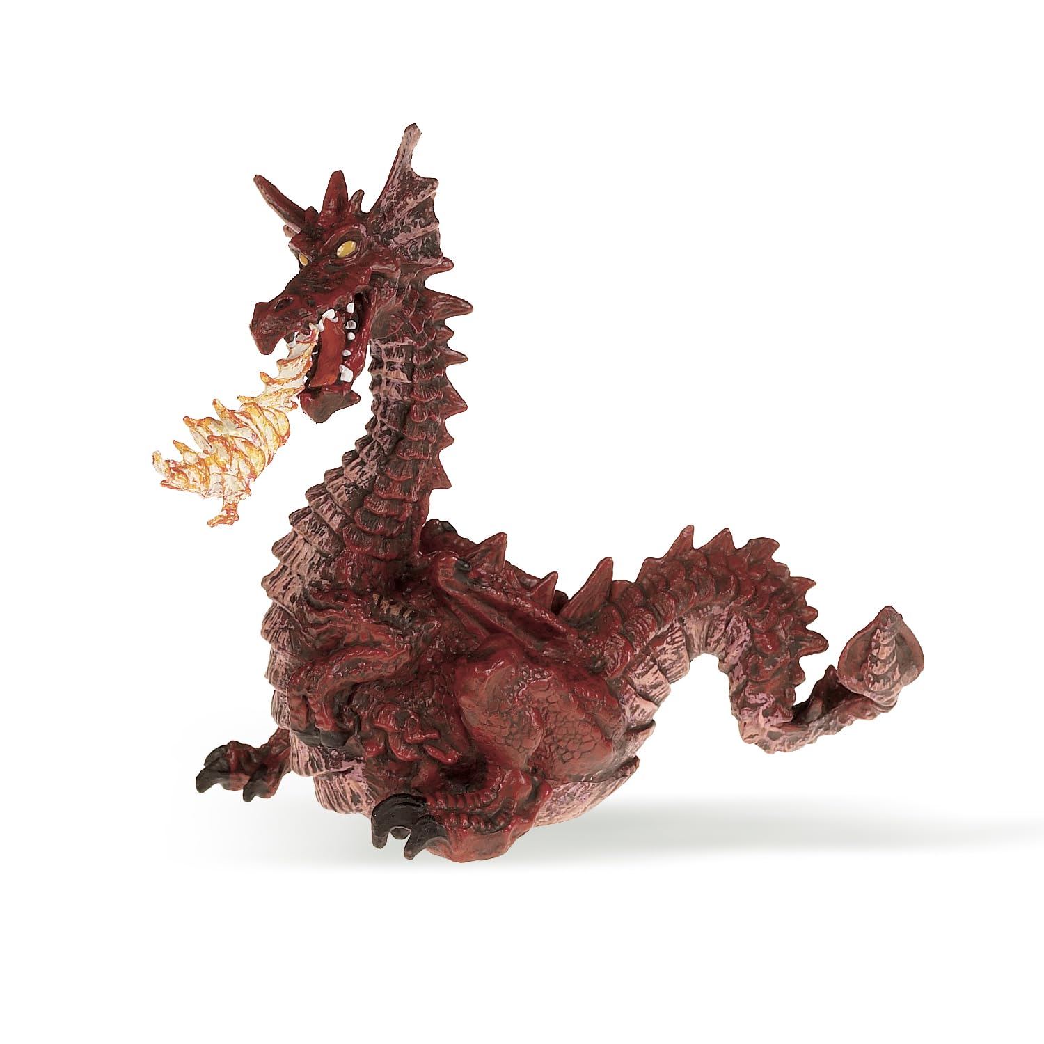 Papo Hand Painted Red Dragon Figurine Collectible for Children Suitable for Boys and Girls Ages 3 and Up Enchanted World 39016