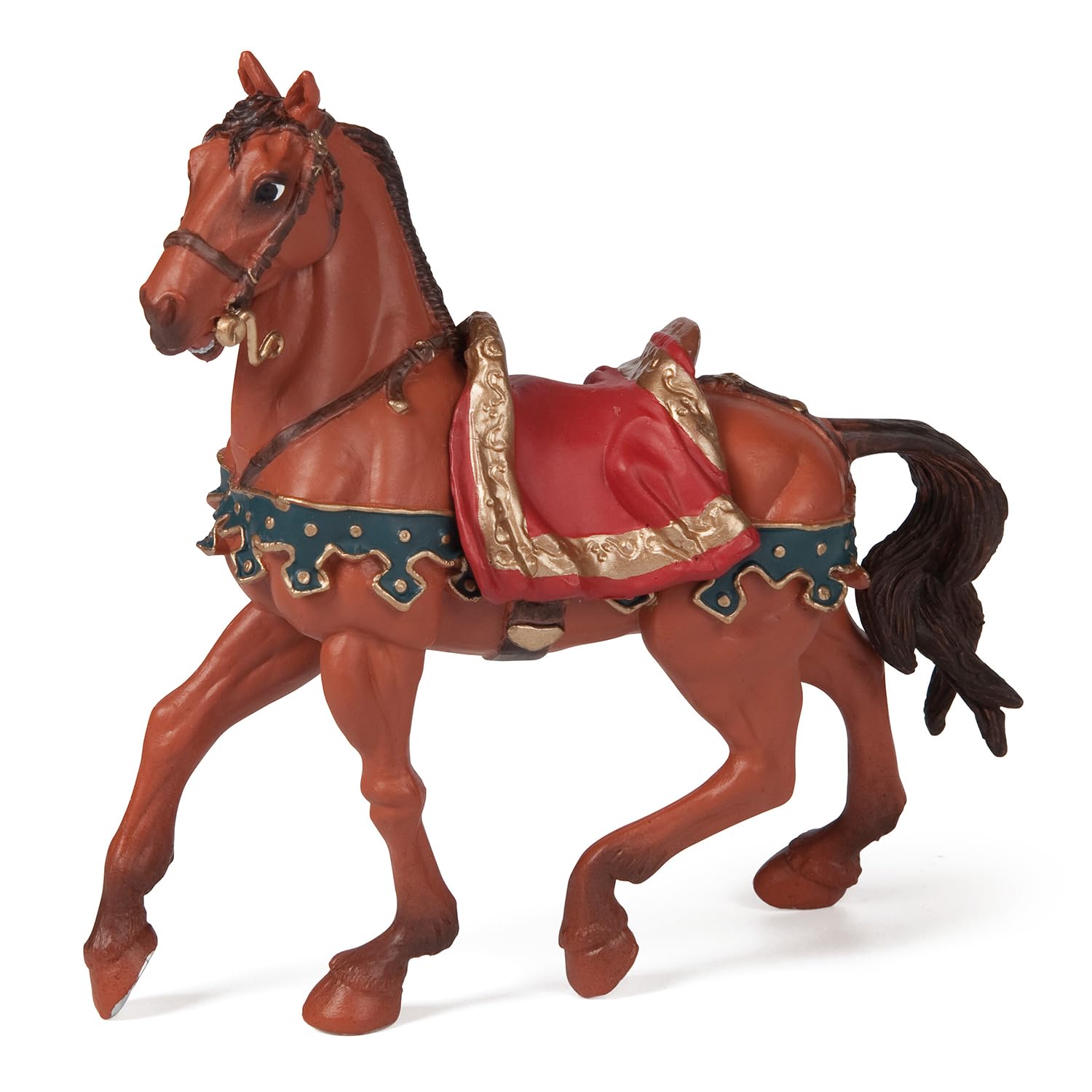 Papo Papo Hand Painted Figurine Caesars Horse 39805 Collectible for Children Suitable for Boys and Girls Ages 3 and Up