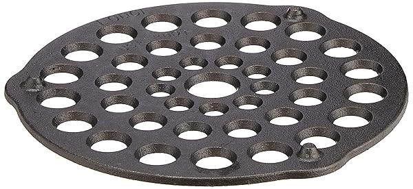 Lodge Buy Lodge L8DOT3 Cast Iron Meat Rack/Trivet - Pre-Seasoned 8-Inch Black for Perfect Cooking
