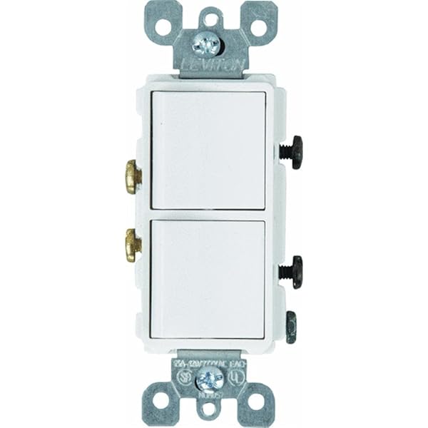 Leviton Leviton R02-5634-W Review: Dual Single-Pole Switches for Easy Home Wiring - View 2 of 2