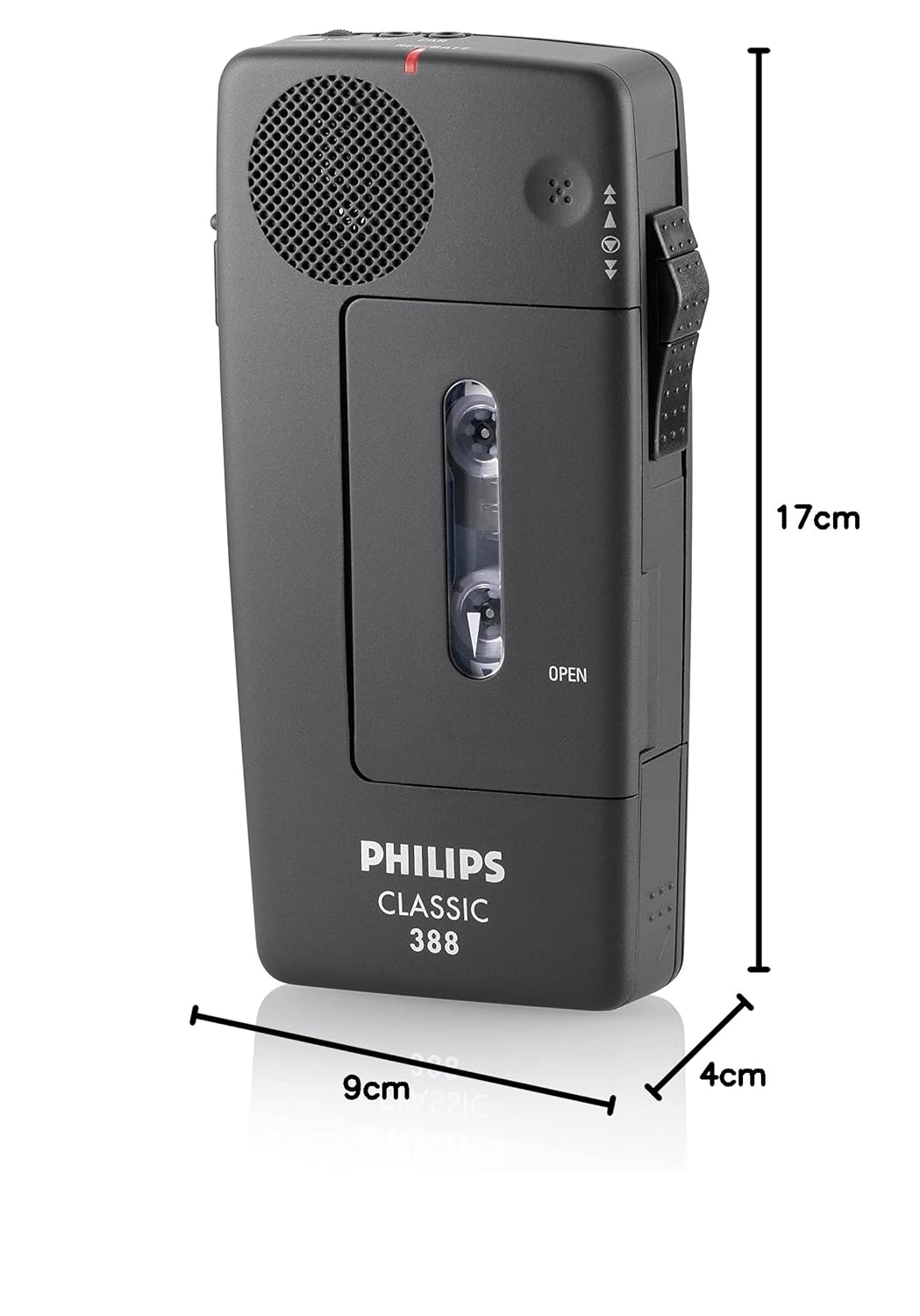 Philips Philips LFH0388 Professional Pocket Memo Black Compact Voice Recorder for Efficient Note Taking - View 6 of 6