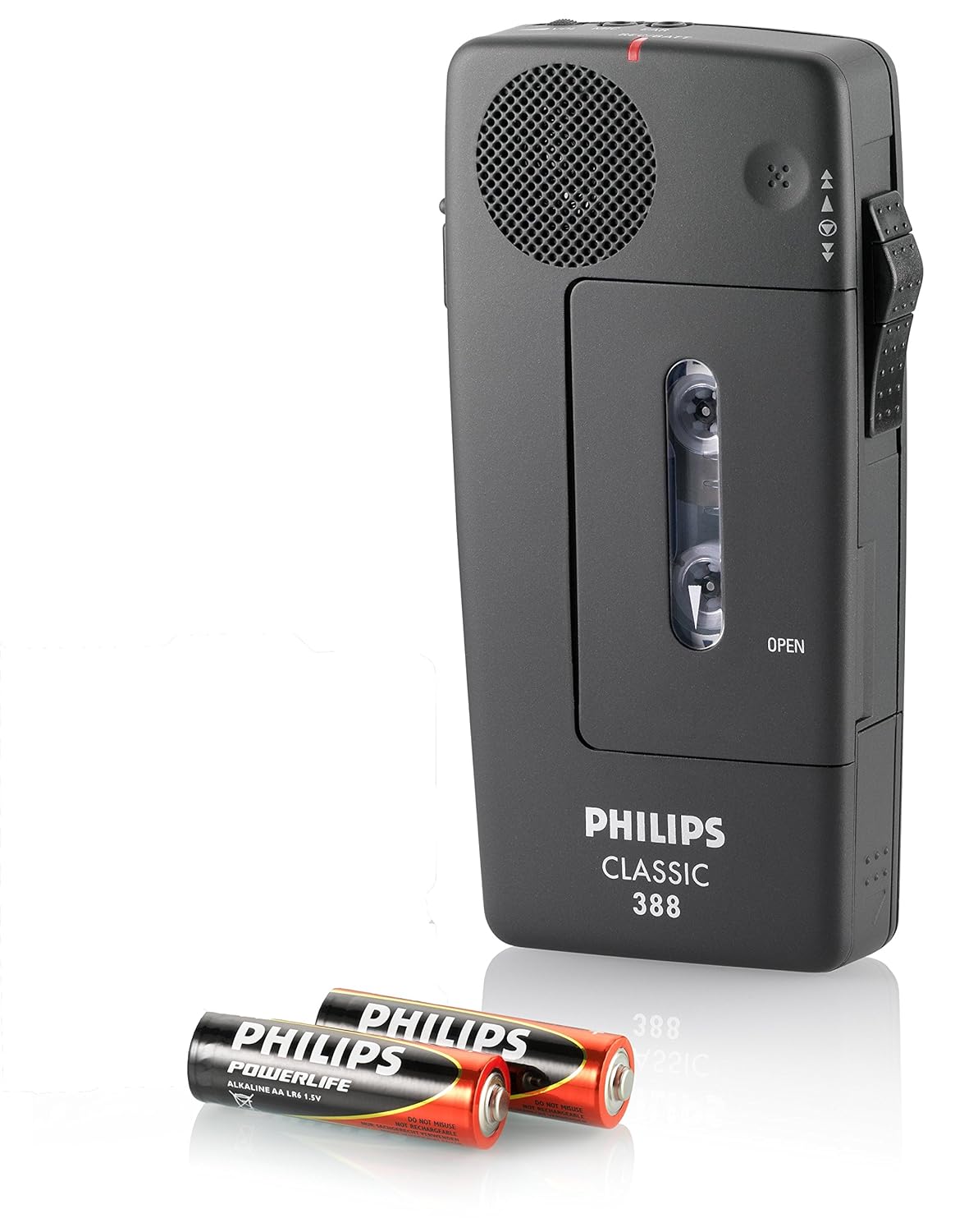 Philips LFH0388 Professional Pocket Memo Black Compact Voice Recorder for Efficient Note Taking