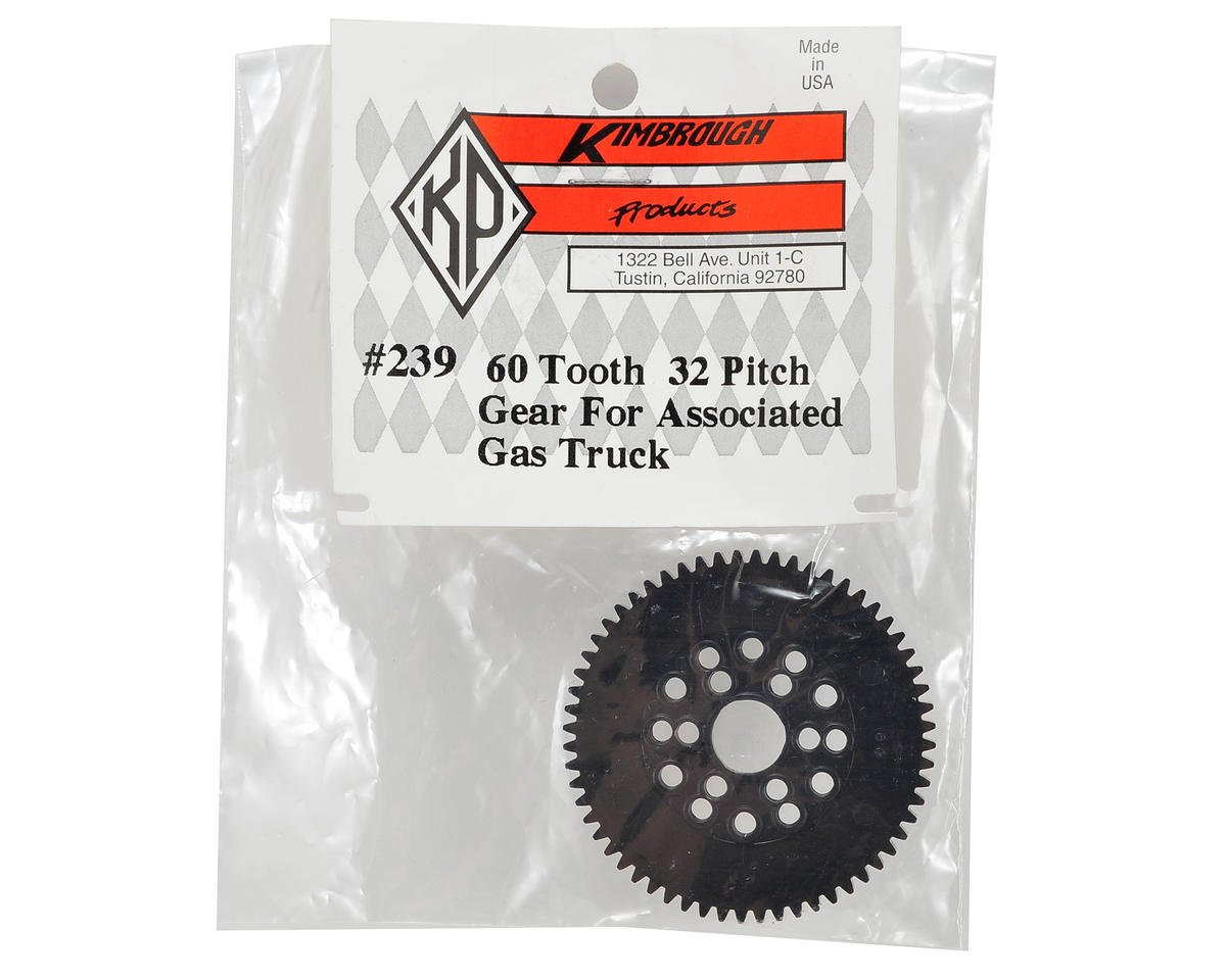 Kimbrough Kimbrough 32 Pitch Spur Gear 60T for RC10GT High Performance Upgrade - View 2 of 2